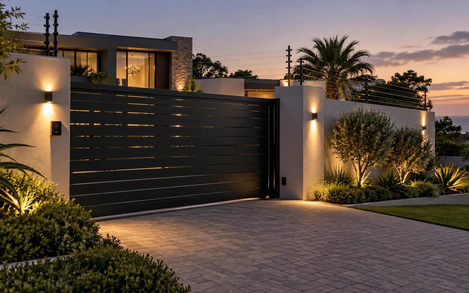 Residential gate security