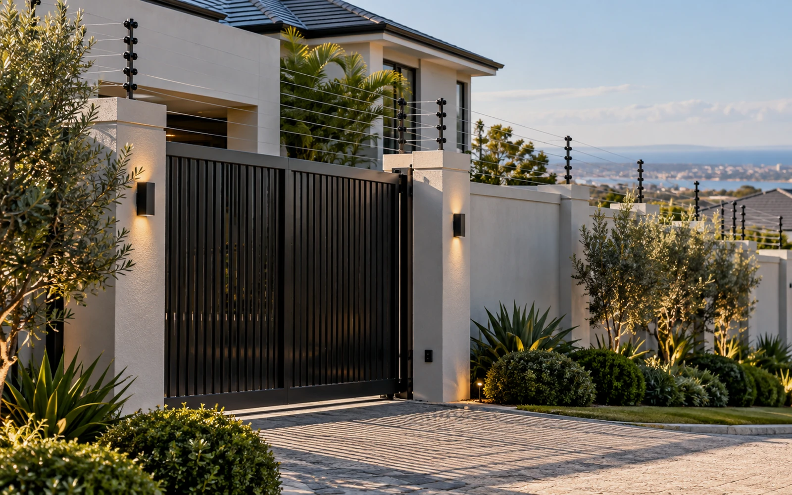 Electric fence installation